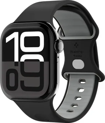 Zdjęcie produktu dla Spigen Nano Pop, Band, Smartwatch, Czarny, Apple, Apple Watch Ultra 2 (49mm), Watch Ultra (49mm), Watch 10 (46mm), Watch 9/8/7 (45mm), Watch..., Silikon