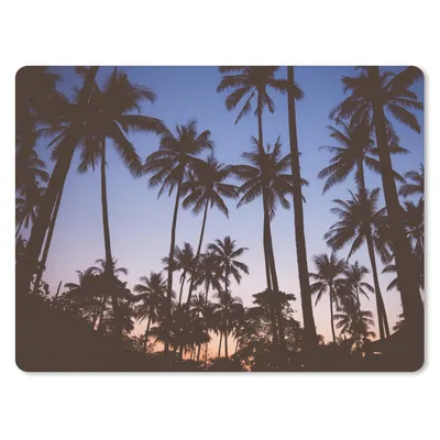 Produktbild von MuchoWow® Mauspad Mousepad Palme - Tropisch - Sommer - Himmel 23x19 cm - Mousepads - Maus Mat - Pad - Mausunterlage - Schreibtischunterlage - Mauspad