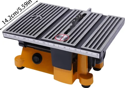 Image de Scie circulaire à table, matériaux durables, coupe polyvalente, KARMINROT