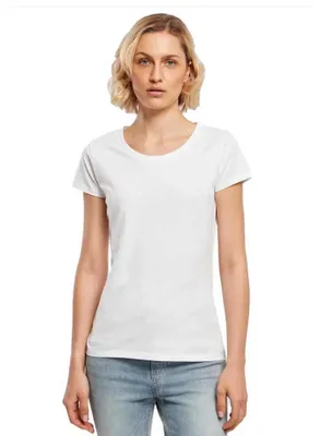 Immagine prodotto di Build Your Brand Basic BB012 | LadiesŽ Basic Tee Maniche corte e incastonate - Colore: Bianco - Taglia: L