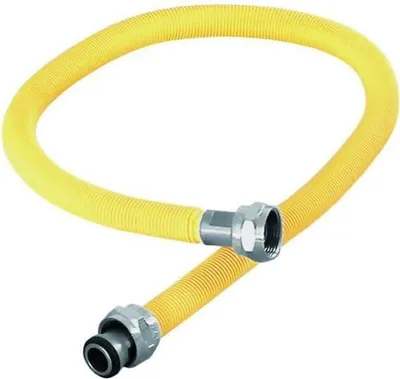 Productafbeelding van Bonfix Gasslang RVS geel 80 cm M24