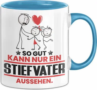 Produktbild von Stiefvater Geschenk Tasse So Gut Kann Nur Ein Stiefvater Aussehen Geschenkidee Kaffee-Becher (Blau)