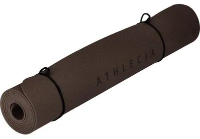 Obrázok produktu pre Joga podložka Athlecia Kesha, 183 x 61 cm, materiál TPE, farba čokoládová