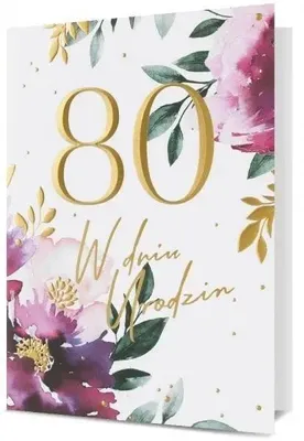 Image de B6 Carte d'anniversaire 80