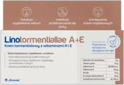 Produktbild von ZIO?OLEK Linotormentiallae A+E Tormentiol-Creme 50 g