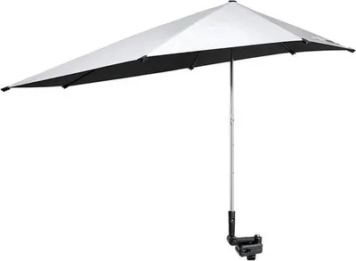 Image de Parasol de plage réglable XL 117 x 111 cm, indice de protection solaire UPF 50+