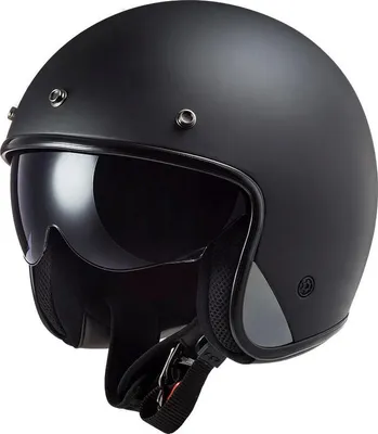 Produktbild von LS2 Jethelm OF601 Bob II Solid, schwarz_matt, xs