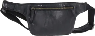 Produktbild von Bear Design Bauchtasche Gürteltasche Leder Herren Damen Cow Lavato lässig 24x15cm schwarz