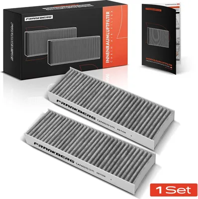 Produktbild von Frankberg 2x Innenraumfilter Aktivkohle für Peugeot 208 2008 Opel Corsa F P2JO DS DS3 UC