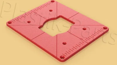 Produktbild von ABS Befestigungsplatte Einlegeplatte Frästisch SiLVERLiNE 1020W 329863 Oberfräse