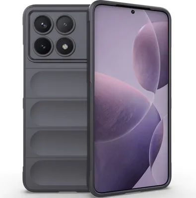 Produktbild von Handyhülle für Xiaomi Redmi K70 / K70 Pro Weich TPU Silikon Stossfest Anti-rutsch Hülle Dunkelgrau
