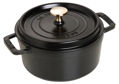 Productafbeelding van STAUB Cocotte, braadpan van gietijzer met deksel, 18 cm, 1,7 liter, rond, geschikt voor alle warmtebronnen