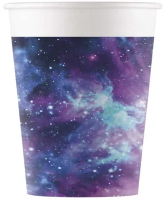 Produktbild von Galaxy Party 8 Pappbecher 200ml