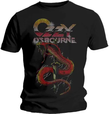 Zdjęcie produktu dla Ozzy Osbourne Vintage Snake Black L Koszulka