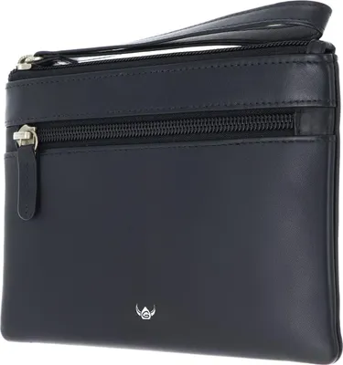 Produktbild von Golden Head Leder Handgelenktasche Polo RFID Protect RV-Handytasche 4075 Schwarz