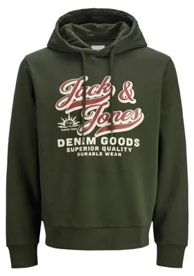Immagine prodotto di JACK & JONES Jjelogo, felpa con cappuccio, due colori, taglia 25/26, modello Noos