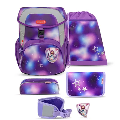 Produktbild von Maxi Shining Fairy Schulranzen Set 6-teilig mit extra Hüftgurt