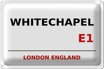 Produktbild von Blechschild London 18x12cm England Whitechapel E1