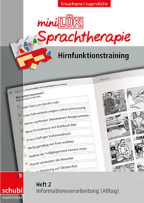 Obrázok produktu pre miniLÜK-Sprachtherapie Heft 2 - Hirnfunktionstraining