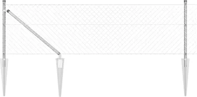Obrázek produktu pro Svařované drátěné ploty s hroty 10 x 0,4 m (Š x V)
