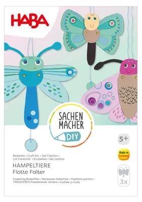 Produktbild von HABA Bastelset Sachenmacher- Hampeltiere Flotte Falter