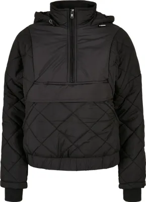 Produktbild von Urban Classics Ladies - Oversized Diamond Jacke schwarz - XS