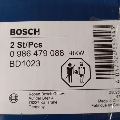 Image de BOSCH Disques de frein (2 pièces) essieu avant 0 986 479 088