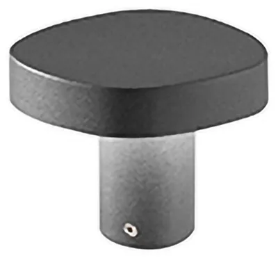 Image de Zafferano Ciottolo - Borne Led D'Extérieur Ip54 7W 3000K Design Moderne En Aluminium Pour Jardins Et Allées - 10 Cm Gris Foncé