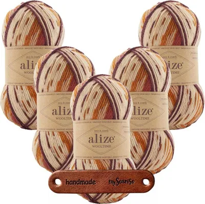 Produktbild von 5 x ALIZE WOOLTIME 11022 MIT LABEL