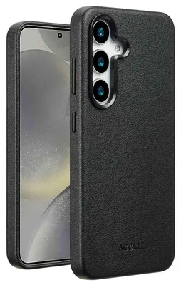 Imagen del producto de Funda de Cuero con MagSafe para Samsung Galaxy S25 - Onyx Black