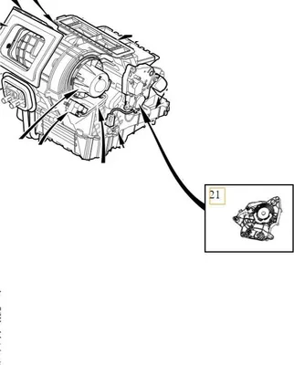 Obrázek produktu pro VOLVO S60 V60 S80 V70 XC60 XC70 Originální motor ovládání ventilace 31348271