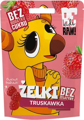 Zdjęcie produktu dla BeRAW! Kids Zelki Truskawka 35 g