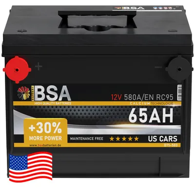 Produktbild von Autobatterie 65Ah für USA amerikanische Fahrzeuge US Car Battery