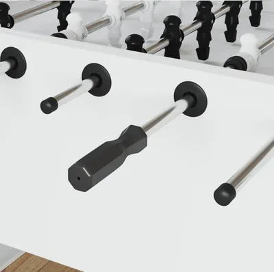Image de Poignées de table de baby-foot 10 pcs Noir 3,1 x 3,1 x 17,8 cm