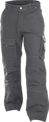 Produktbild von DASSY® Jackson Canvas Arbeitshose mit Kniepolstertaschen ZEMENTGRAU Gr.62 Länge: STANDARD