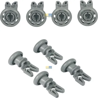 Produktbild von TOP 4 Stück Oberkorbrollen u.a. wie Beko 1885800500  Bauknecht 481252888131