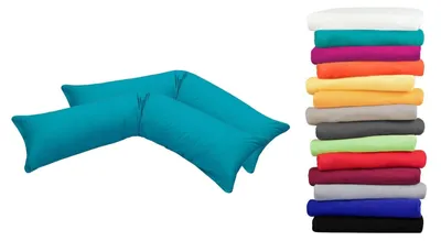 Produktbild von Set mit 2 Kissenbezügen für Seitenschlafkissen, 40x145 cm, aus Baumwolle