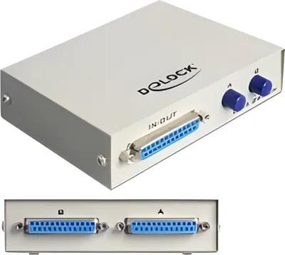 Image de DELOCK D-Sub25 Switch 2 entrées -> 1 sortie
