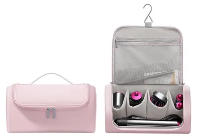 Produktbild von Reise-Aufbewahrungstasche für Haartrockner – wasserdicht & strapazierfähig,Pink