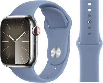 Produktbild von Original Apple Sport Armband M/L 42/44/45mm MT363ZM/A Winter Blue