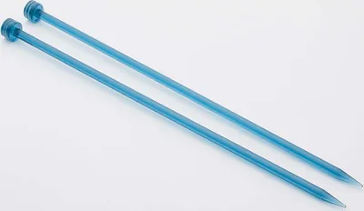 Obrázek produktu pro Pletací jehlice na svetry TRENDZ 5,50 mm, 25 cm, tyrkysové, 1 pár
