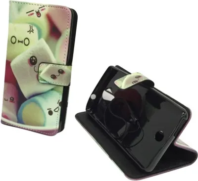 Produktbild von Handyhülle Tasche für Handy Wiko Tommy Schriftzug Marshmallows