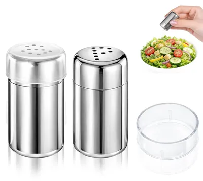 Productafbeelding van Set van 2 Mini Zout- en Peperstrooier voor onderweg, 5ml