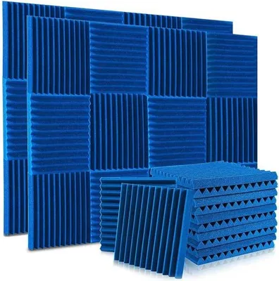 Produktbild von 30 Akustikschaumstoffplatten 1x12x12 Zoll, schalldichte Wandpaneele mit Feuergeräuschdämmung, Akustikpaneele für Studios