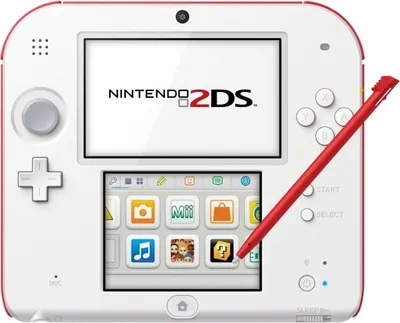 Produktbild von Nintendo 2DS Konsole weiss / rot