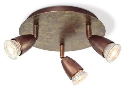Produktbild von Home Sweet Home LED-Aufbaustrahler Curl 3 - inkl. dimmbarem LED-Leuchtmittel - Bronze