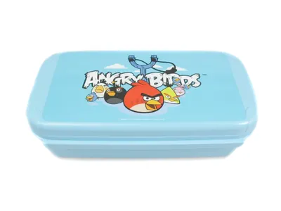 Zdjęcie produktu dla TUPPERWARE Płyn do płukania dla dzieci Bellevue niebieski Angry Birds 980 ml CL 6669 + ŚCIERECZKA DO PŁUKANIA