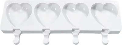 Produktbild von Eisformen-Set (1 Stück), Silikon-Eisformen mit 4 Mulden, ovale Cake-Pop-Form mit 50 Holzstielen für selbstgemachtes Eis am Stiel, Eisformen für Kinder, Silikon-Eisformen mit 4 Mulden, Eiscreme-Saft-Smoothie-Form, hausgemachte Cake-Pop-Form mit 50 Holzstielen, Eisformen aus Silikon, 1 Packung, 4-Mulden-Cake-Pop-Form, ovale Cake-Pop-Formen mit 50 Holzstielen