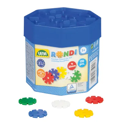 Produktbild von Lena Rondi Building box assortment, 4 Jahr(e), 55 Stück(e), Kunststoff