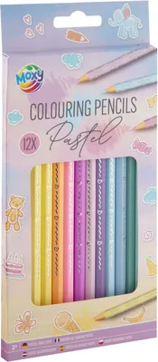 Obrázok produktu pre Pastelové farebné ceruzky, 12 ks.